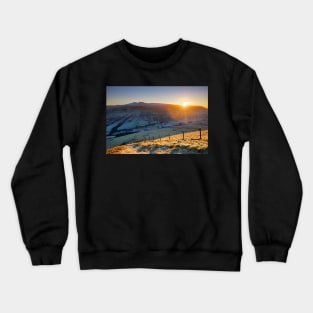 Sunrise with Pen y Fan and Corn Du Crewneck Sweatshirt